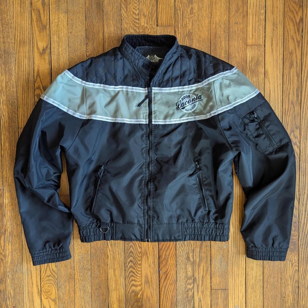 00's Laconia Motorcycle Rally & Races 2005 Nylon Motorcycle Jacket